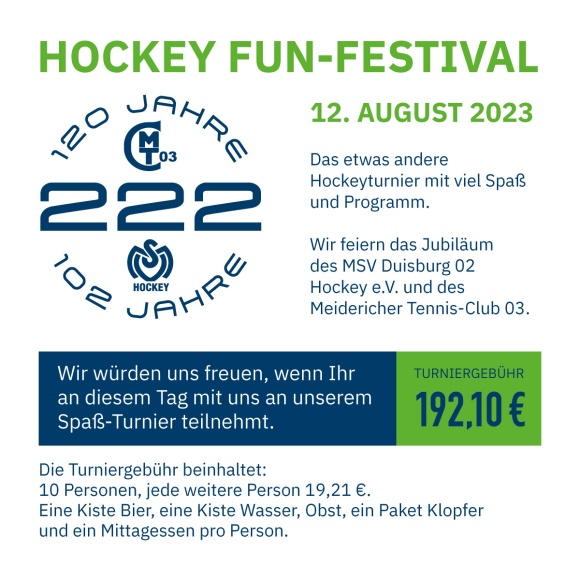 Hockey Fun-Festival Erwachsene